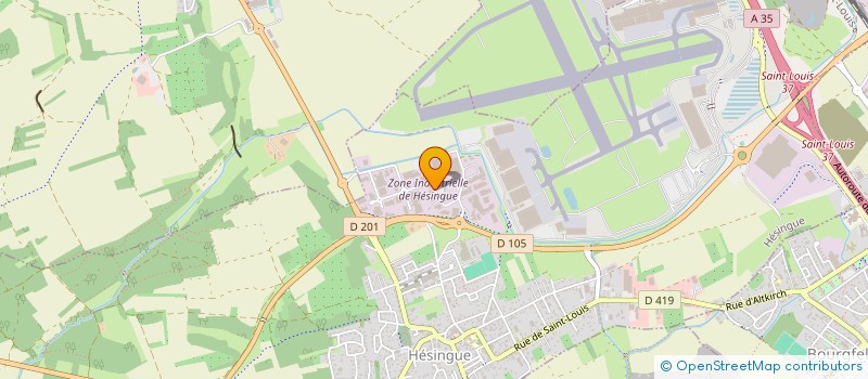 localisation de l'entreprise PROCEPTIS à HESINGUE