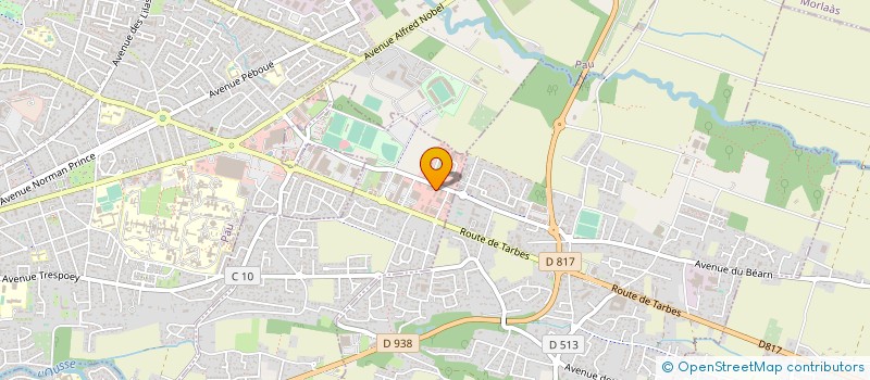 localisation de l'entreprise PROCERAM FORCADE à BIZANOS