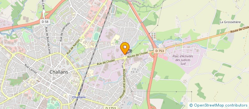 localisation de l'entreprise PROCESS à CHALLANS