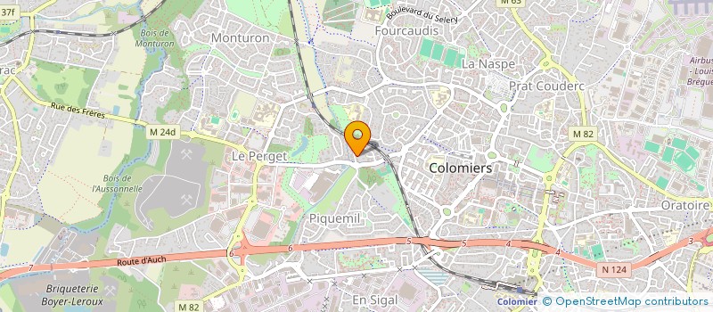 localisation de l'entreprise PROCESS à COLOMIERS