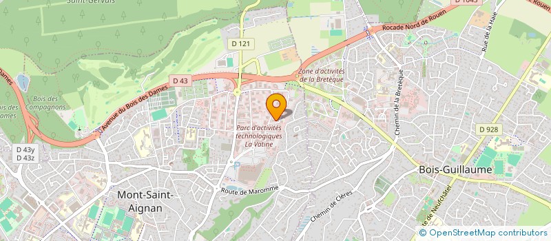 localisation de l'entreprise PROCESS-AIR à MONT-SAINT-AIGNAN