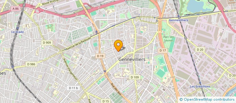 localisation de l'entreprise PROCESS'AUDIT  GENNEVILLIERS