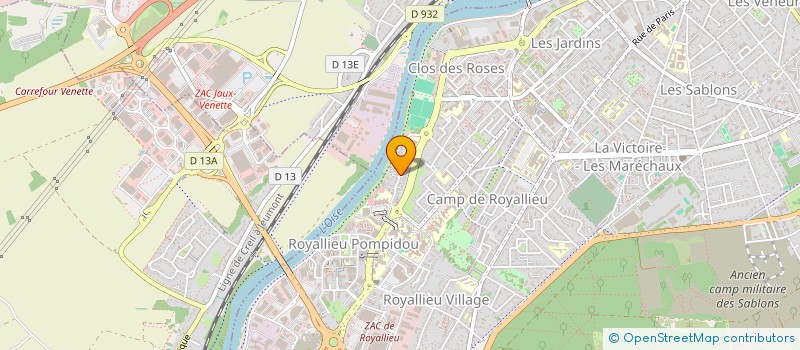 localisation de l'entreprise PROCESS COMPTA à COMPIEGNE
