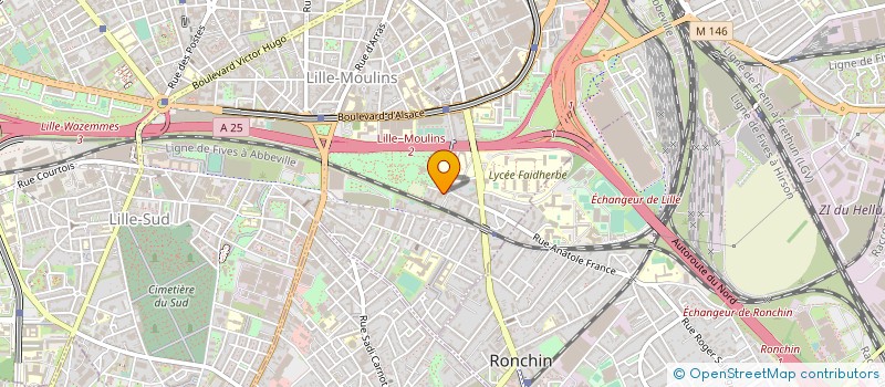 localisation de l'entreprise PROCESS CONTROL INGENERIE à LILLE