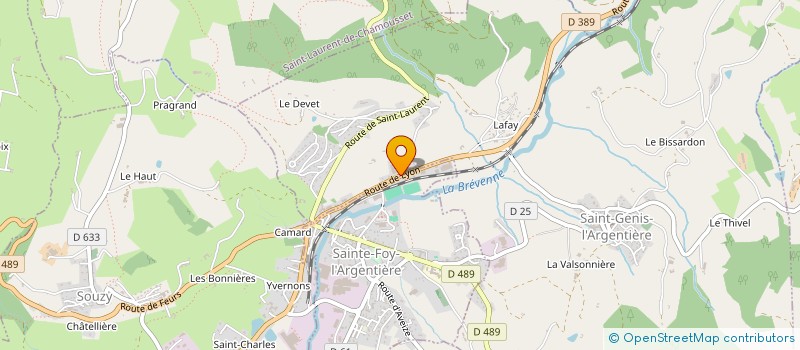 localisation de l'entreprise PROCESS DEVELOPPEMENT AUTOMATISMES à SAINT-GENIS-L'ARGENTIERE