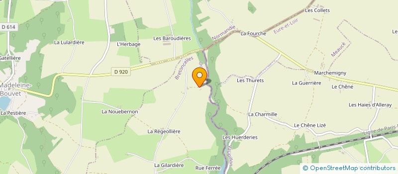 localisation de l'entreprise PROCESS DEVELOPPEMENTS à BRETONCELLES