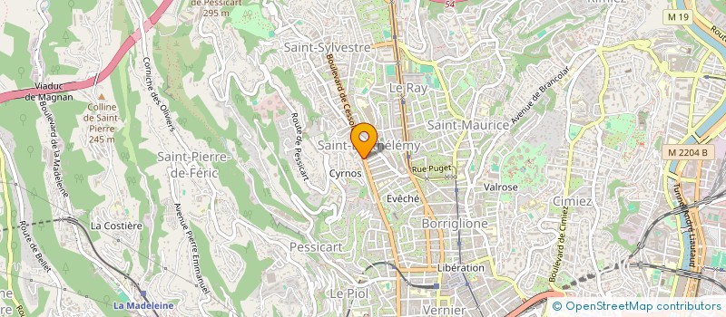 localisation de l'entreprise PROCESS DITRIBUTION SERVICE à NICE