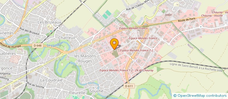 localisation de l'entreprise PROCESS INDUSTRIE  NIORT