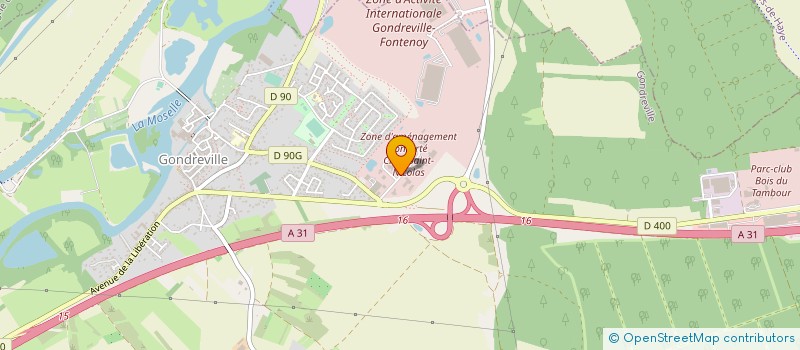 localisation de l'entreprise PROCESS INGENIERIE à GONDREVILLE