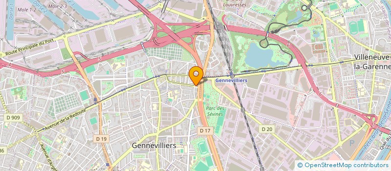 localisation de l'entreprise PROCESS SCORECARD  GENNEVILLIERS