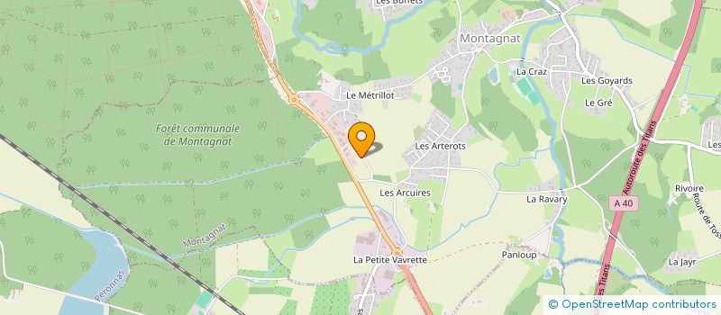 localisation de l'entreprise PROCESS SERVICE INDUSTRIE - PS INDUSTRIE  MONTAGNAT