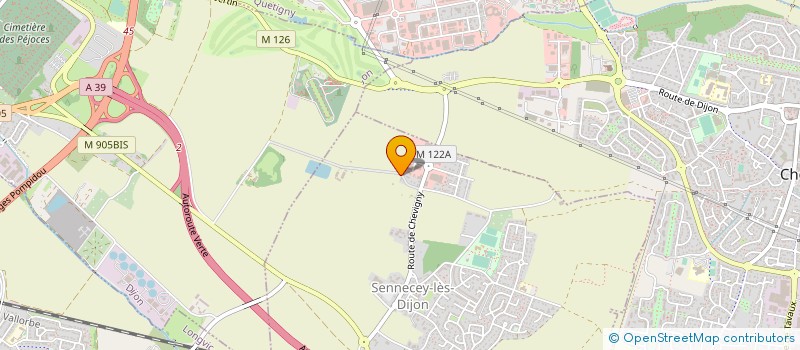 localisation de l'entreprise PROCESS SOL à SENNECEY-LES-DIJON