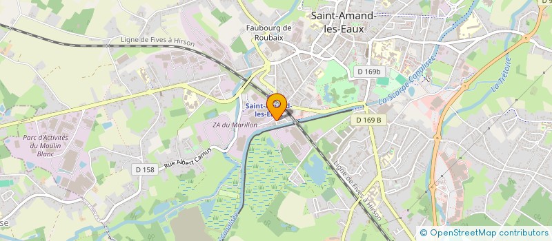 localisation de l'entreprise PROCESS SYSTEME INGENIERIE  SAINT-AMAND-LES-EAUX