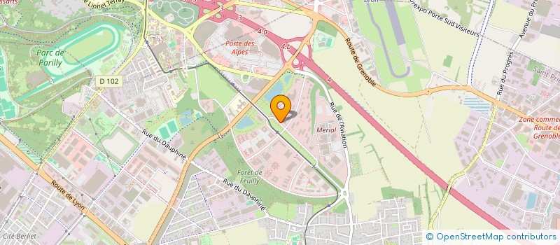 localisation de l'entreprise PROCESS TECHNIQUES INGENIERIE SERVICES  SAINT-PRIEST