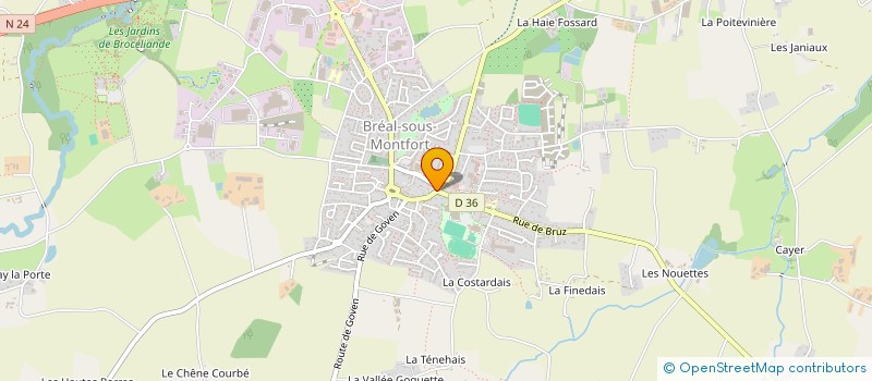 localisation de l'entreprise PROCESS2I  BREAL-SOUS-MONTFORT