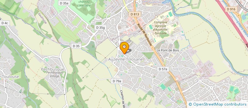 localisation de l'entreprise PROCESSIS  AUZEVILLE-TOLOSANE