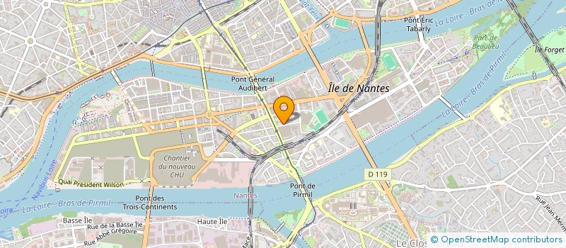 localisation de l'entreprise PROCESSUS à NANTES