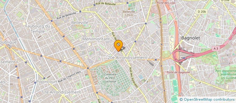 localisation de l'entreprise PROCESSUS NUMERIQUE  PARIS