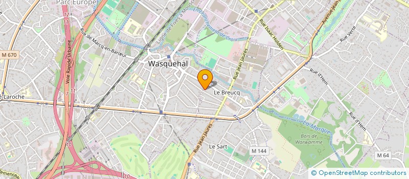 localisation de l'entreprise PROCESSYS à VILLENEUVE-D'ASCQ