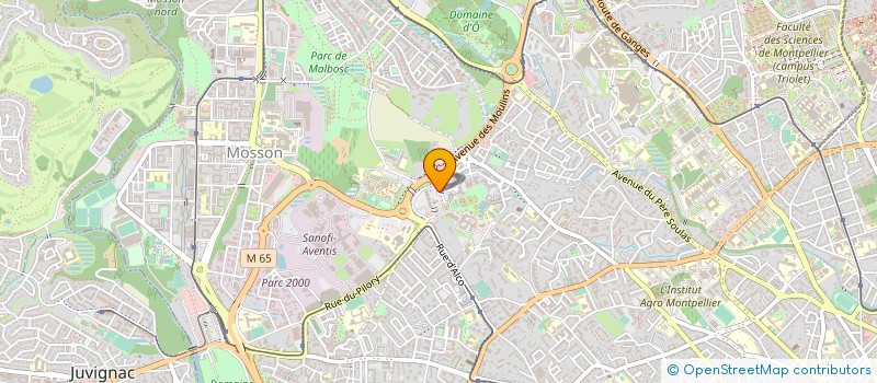 localisation de l'entreprise PROCHAIN'ETAPE à MONTPELLIER