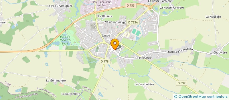 localisation de l'entreprise PROCHAINE ETAPE  LEGE