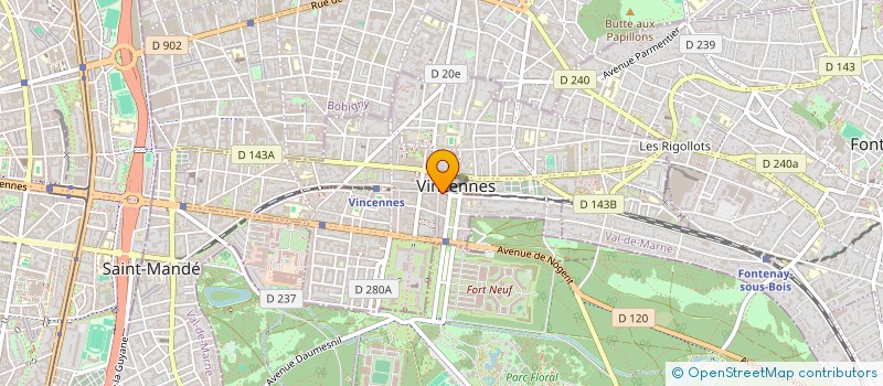 localisation de l'entreprise PROCHAINEMENT SUR VOS ECRANS à VINCENNES