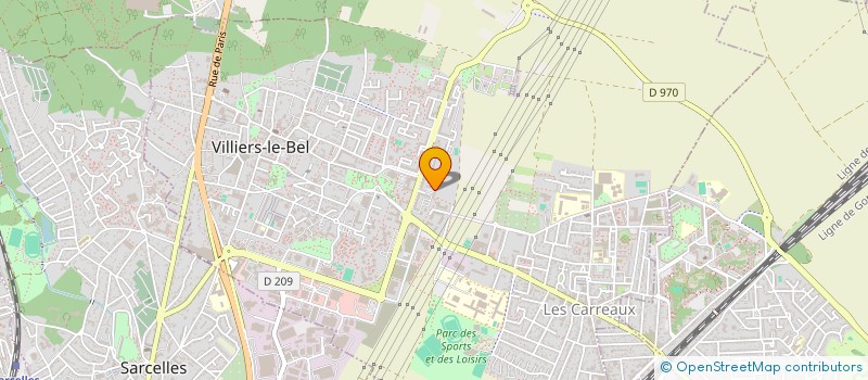 localisation de l'entreprise PROCHALU  VILLIERS-LE-BEL