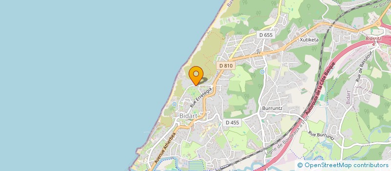 localisation de l'entreprise PROCHANGE CONSEIL à BIDART