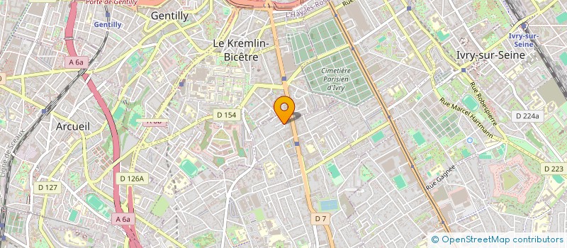 localisation de l'entreprise PROCHE  VILLEJUIF