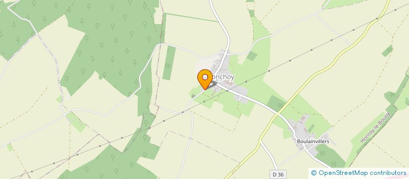 localisation de l'entreprise PROCHE DE CHEZ VOUS  HORNOY LE BOURG