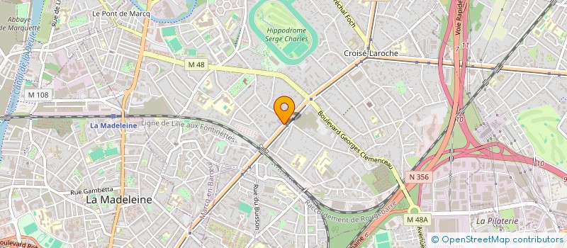localisation de l'entreprise PROCHE DE VOUS à MARCQ-EN-BARŒUL