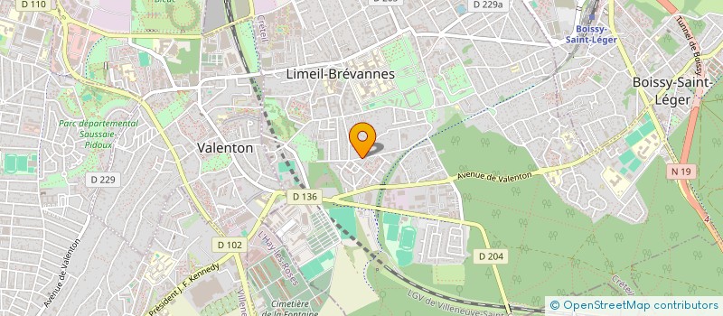 localisation de l'entreprise PROCHE DE VOUS à LIMEIL-BREVANNES