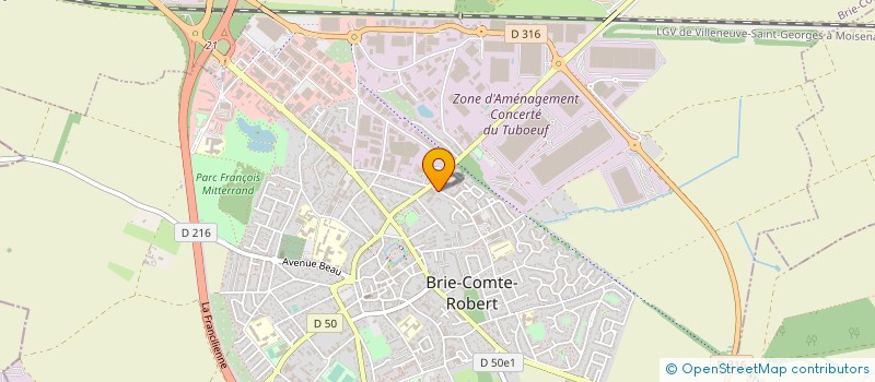 localisation de l'entreprise PROCHROME à BRIE-COMTE-ROBERT