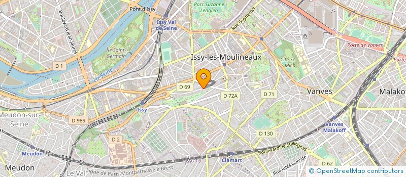 localisation de l'entreprise PROCIANE MATE ELECTRONIC à ISSY-LES-MOULINEAUX