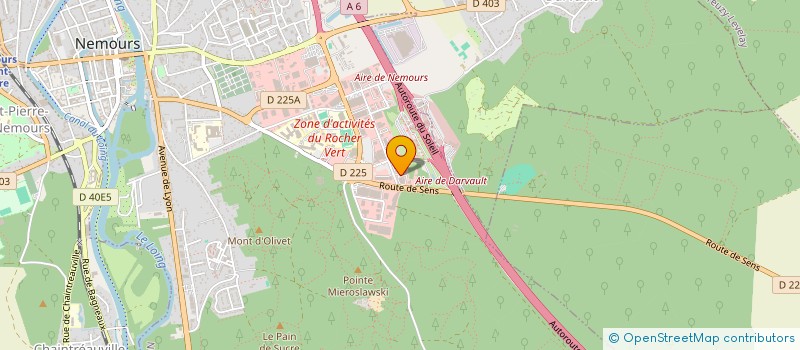 localisation de l'entreprise PROCICA à NEMOURS