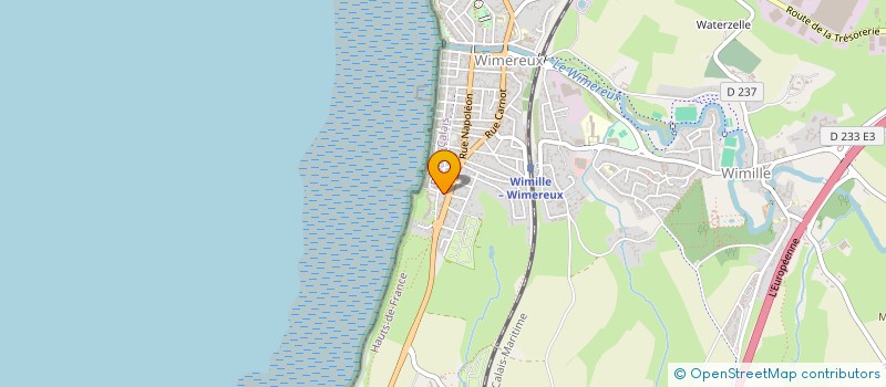 localisation de l'entreprise PROCIDYS  WIMEREUX