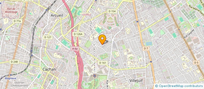 localisation de l'entreprise PROCIEX à VILLEJUIF
