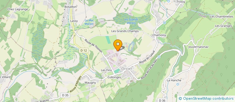 localisation de l'entreprise PROCIMMO à PERONNAS