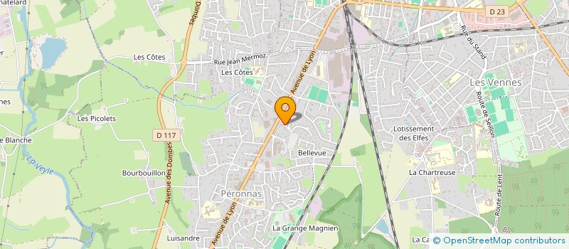 localisation de l'entreprise PROCINVEST à PERONNAS