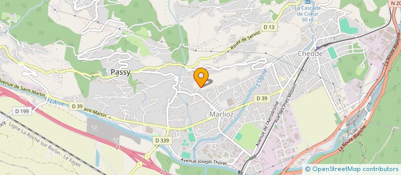 localisation de l'entreprise PROCIS AMBIANCE BETON  PASSY