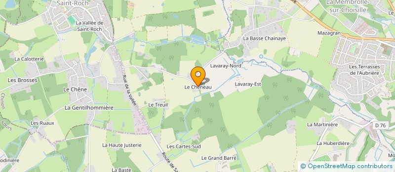 localisation de l'entreprise PROCITECH  FONDETTES