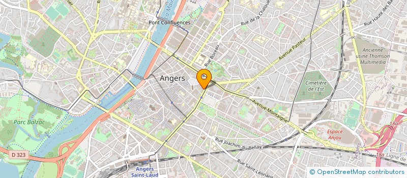 localisation de l'entreprise PROCIVIS OUEST PROMOTEUR à ANGERS