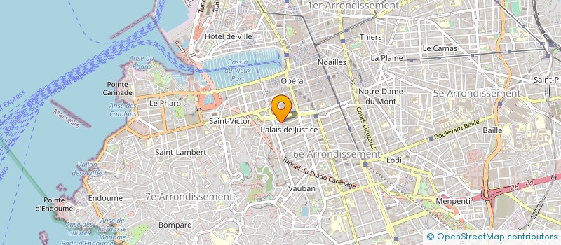 localisation de l'entreprise PROCIVIS PROVENCE à MARSEILLE