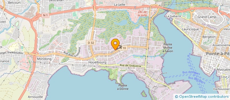 localisation de l'entreprise PROCLE GPE à BAIE-MAHAULT