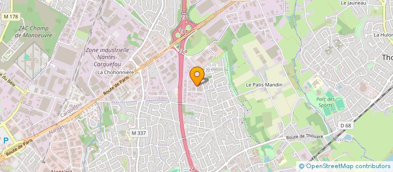 localisation de l'entreprise PROCLEAN à SAINTE-LUCE-SUR-LOIRE