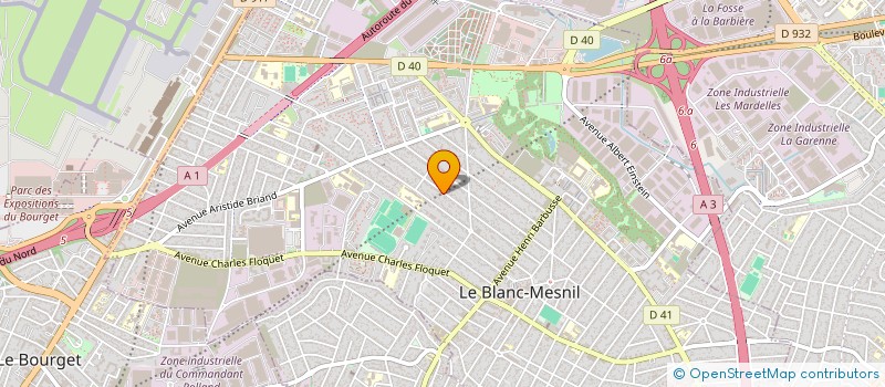 localisation de l'entreprise PROCLEAN à LE BLANC-MESNIL