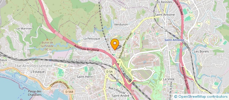 localisation de l'entreprise PROCLEAN à MARSEILLE