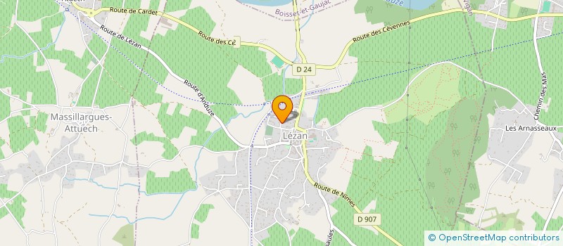 localisation de l'entreprise PROCLEAN CONCEPT  LEZAN