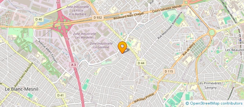 localisation de l'entreprise PROCLEAN PARQUET à AULNAY-SOUS-BOIS