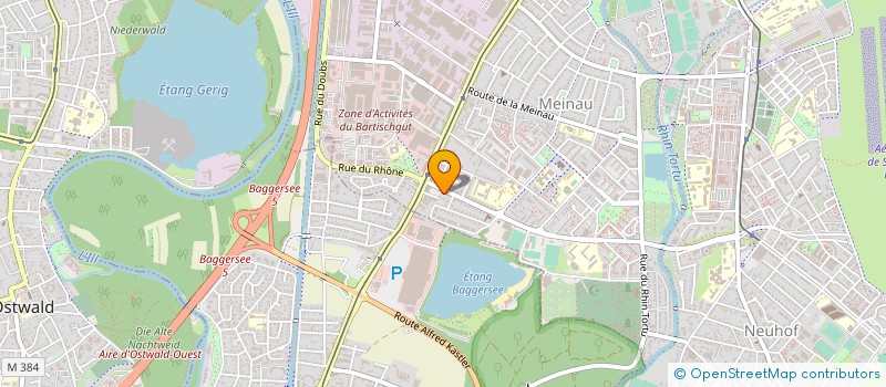 localisation de l'entreprise PROCLEAN SERVICES à STRASBOURG